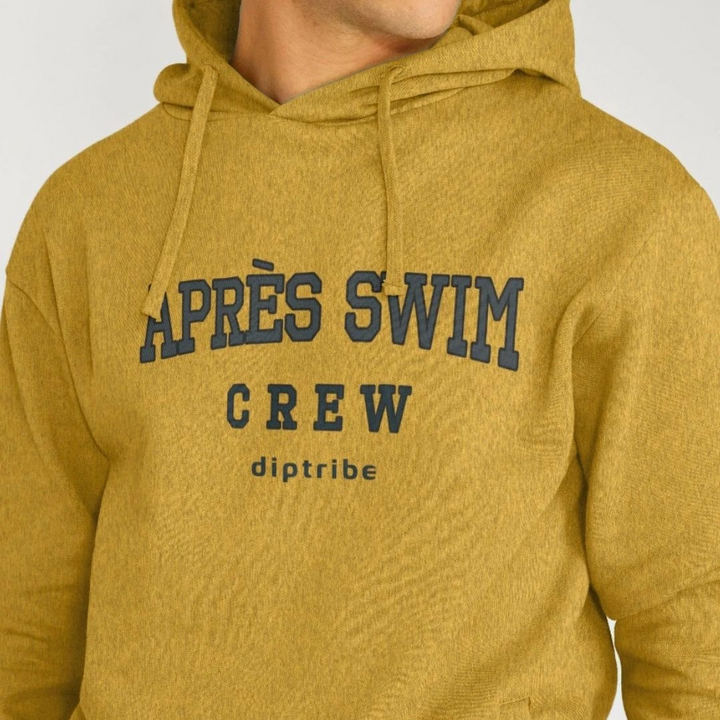 Recycled Organic Men's Yellow Hoodie - Après Swim Crew