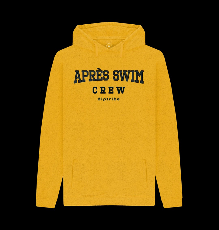 Recycled Organic Men's Yellow Hoodie - Après Swim Crew