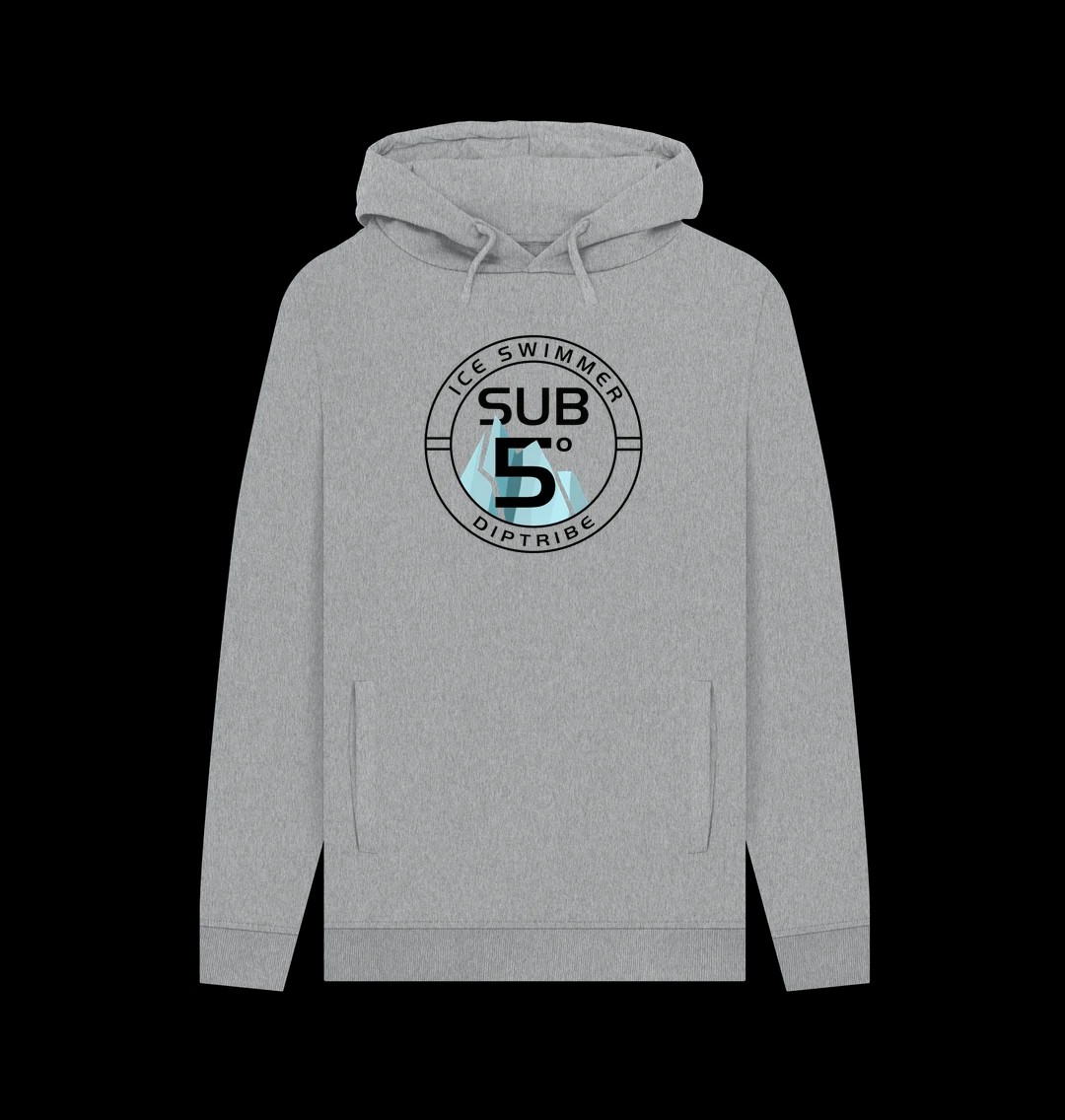 Sub 5 Ice Swimmer Arctic Men's Hoodie