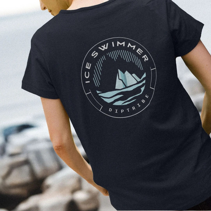 Ice Swimmer Women's T-Shirt - Back Print