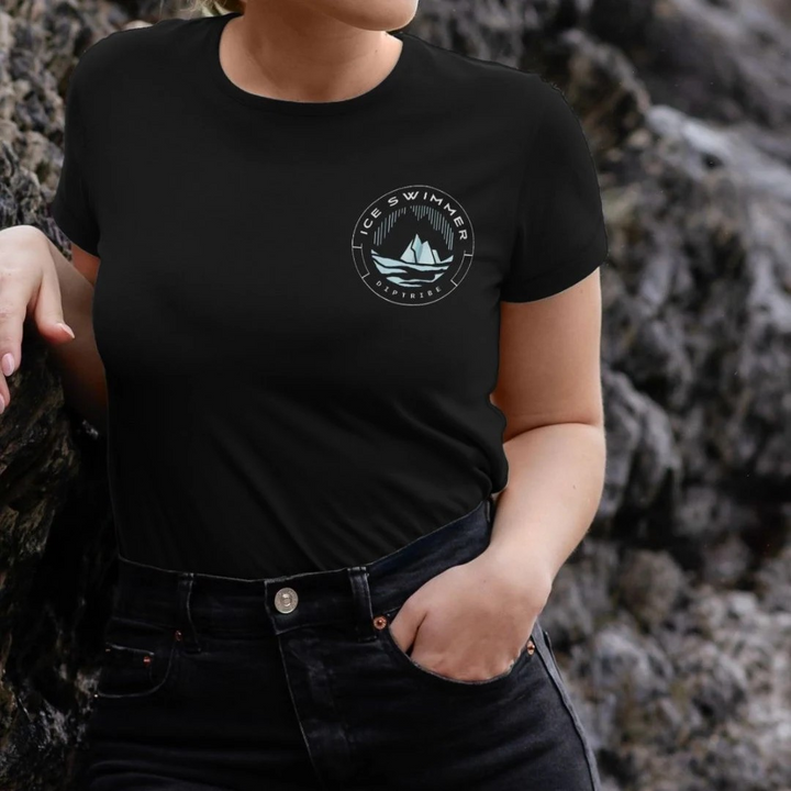 Ice Swimmer Women's T-Shirt - Back Print