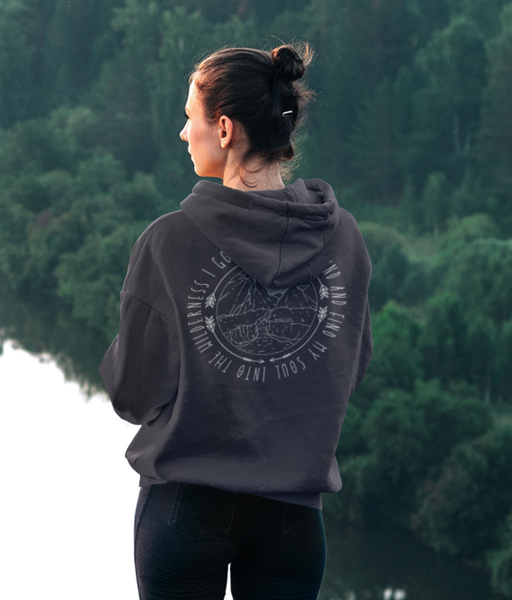 Into The Wilderness Organic Cotton Hoodie | Cool Hoodie | Arvor Life