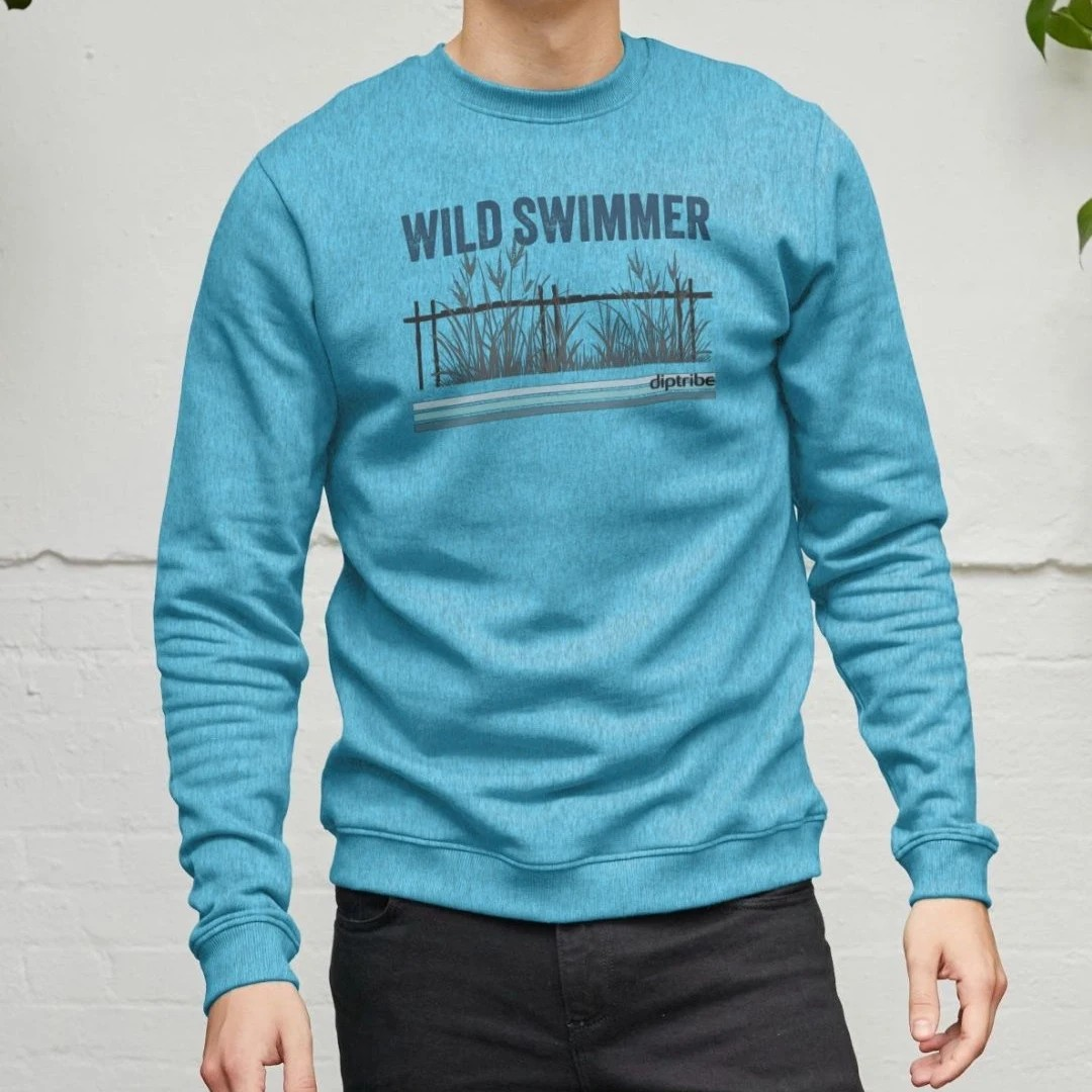 Wild Swimmer Recycled Organic Men's Sweatshirt