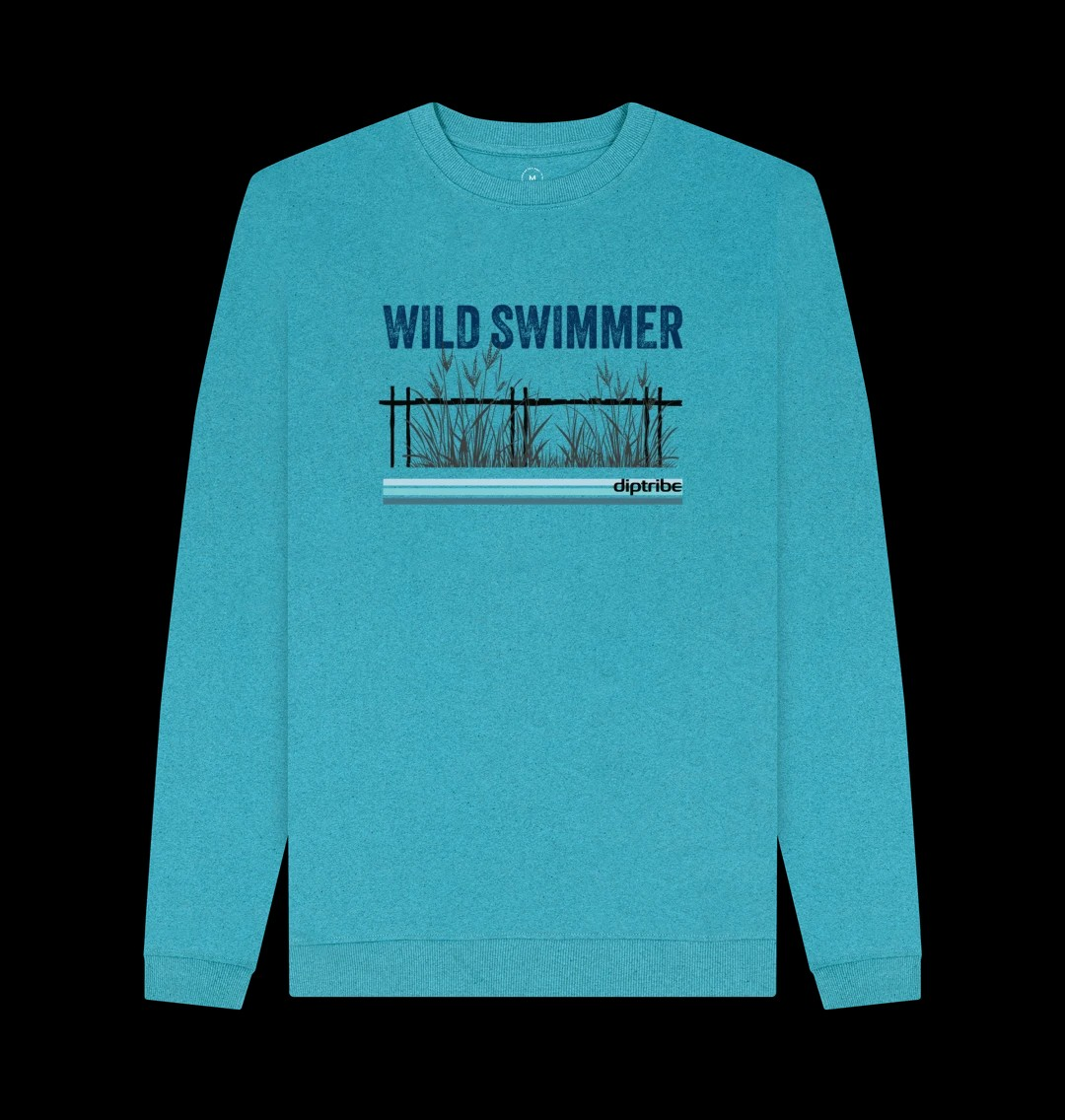 Wild Swimmer Recycled Organic Men's Sweatshirt