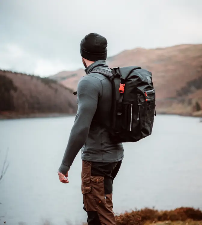 Adventure Waterproof Backpack 30L - Obsidian Black