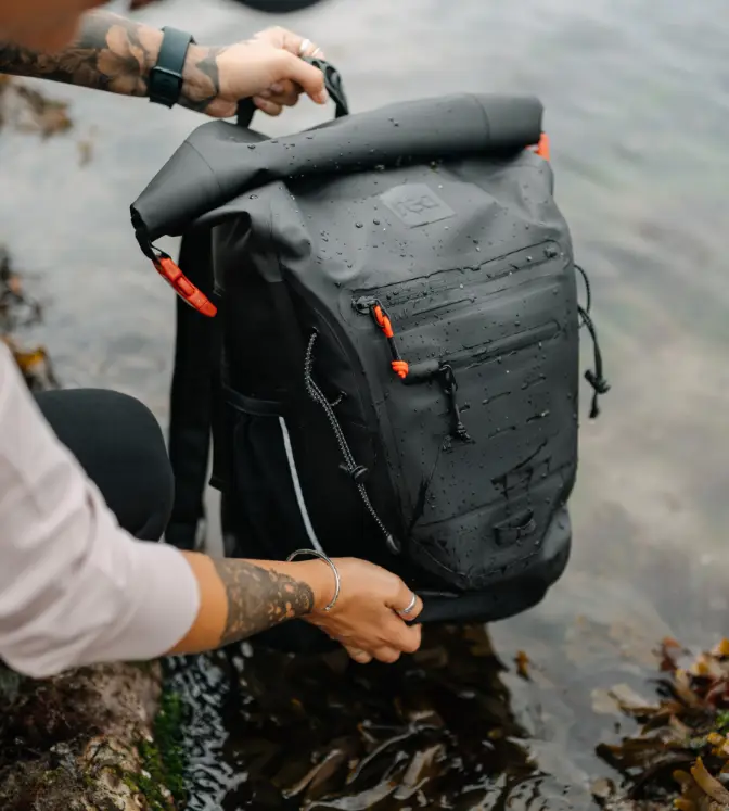 Adventure Waterproof Backpack 30L - Obsidian Black