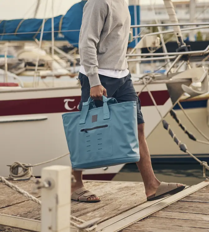 Waterproof Tote Bag 33L - Storm Blue