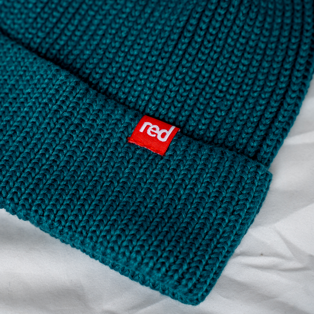 Eddy Recycled Polyester Beanie Hat - Teal