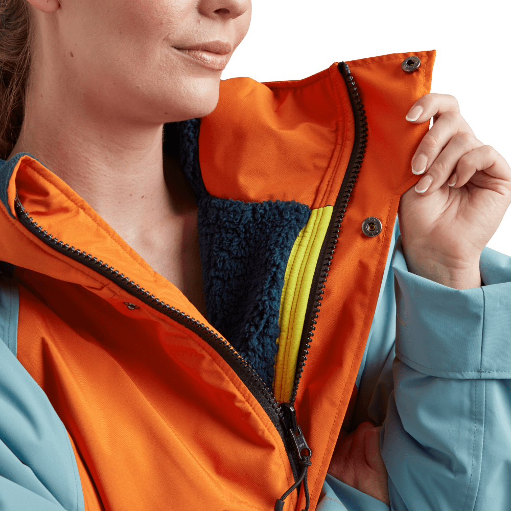 Women's Long Sleeve Recovered Dry Changing Robe Alter Evo - Orange