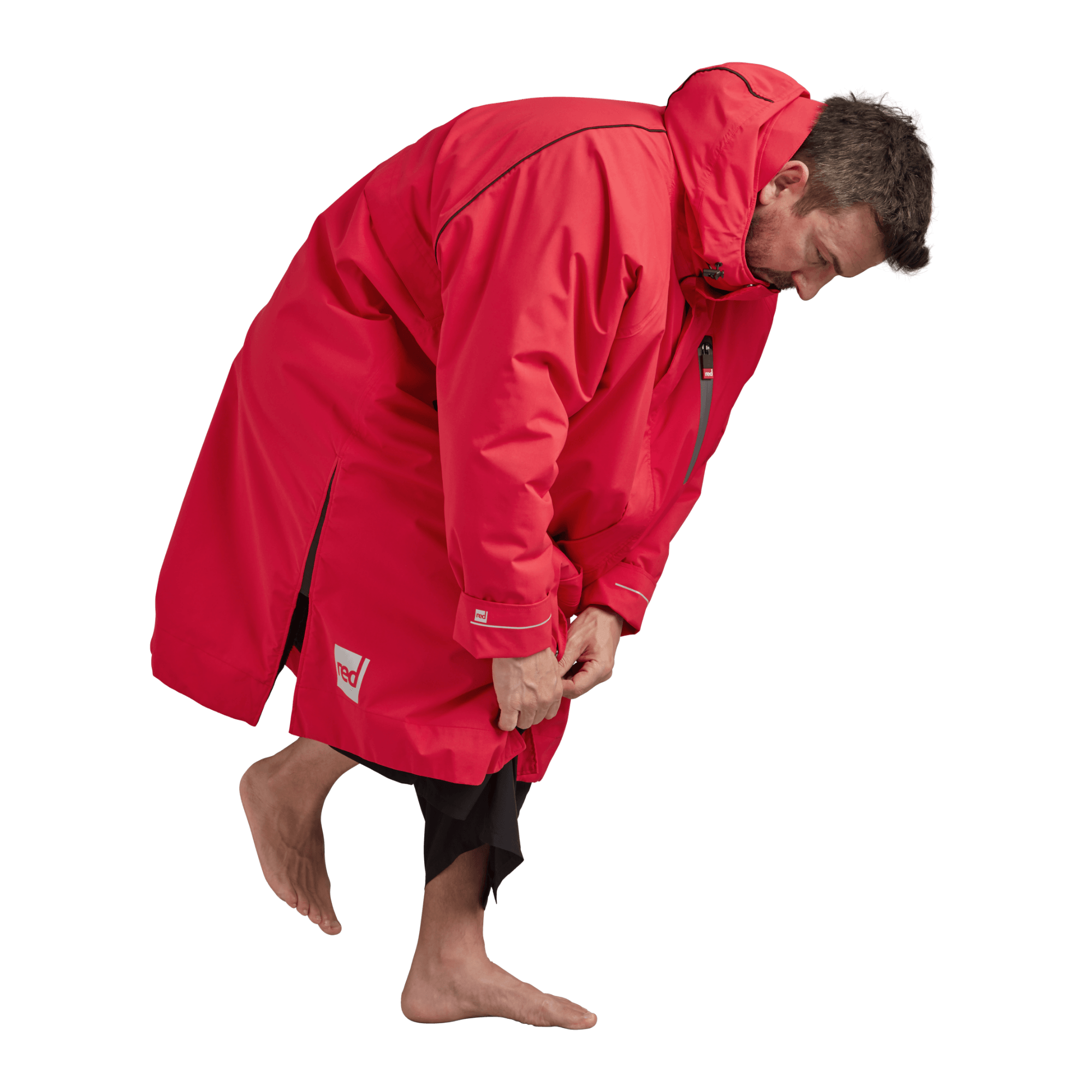 Men's Long Sleeve Waterproof Dry Changing Robe Alter Evo - Siren Red