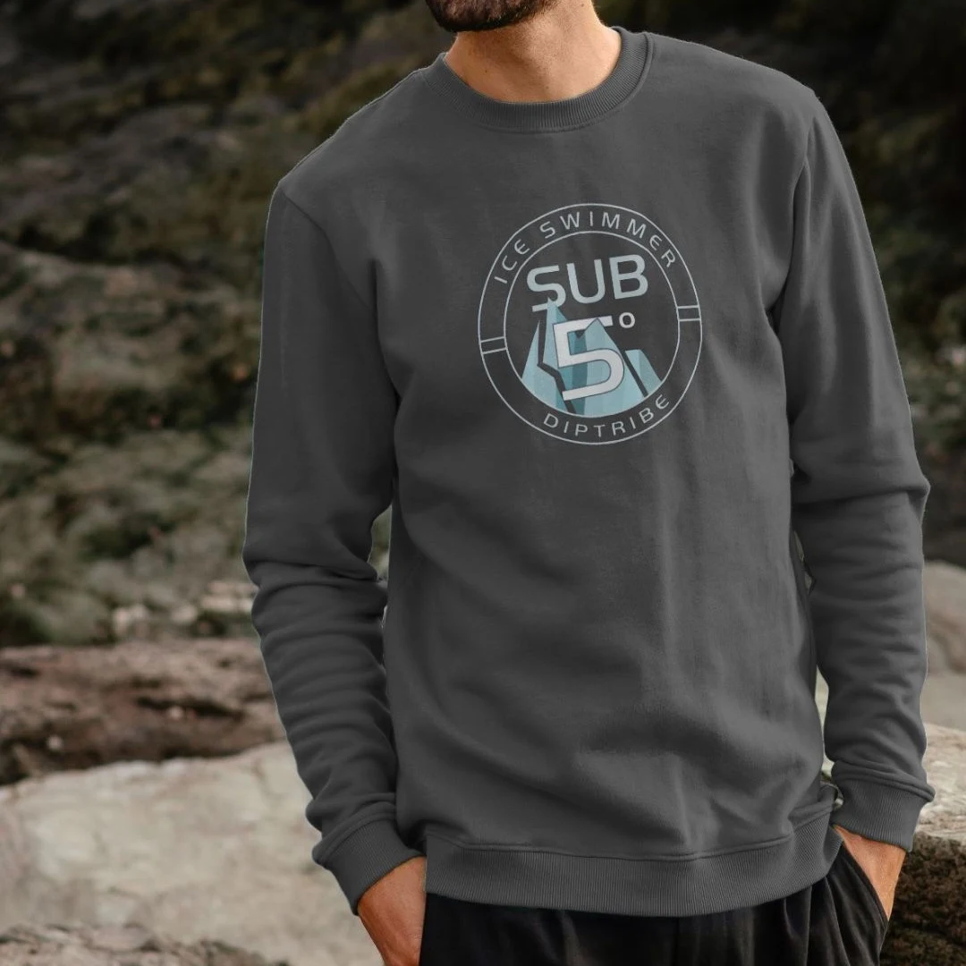 Sub 5 Ice Swimmer Arctic Men's Sweatshirt