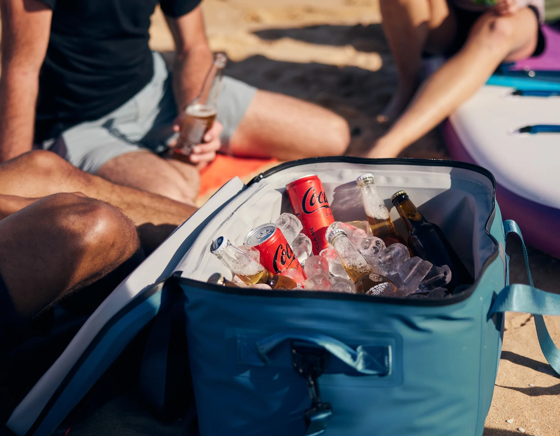 Waterproof Soft Cooler Bag 30L - Storm Blue