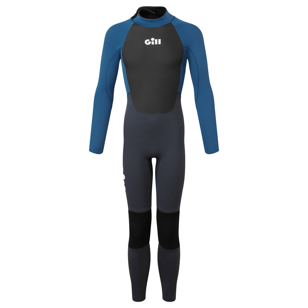 Gill Junior Kids Pursuit 4/3mm Neoprene Full Body Long Sleeve Cold Water Wetsuit