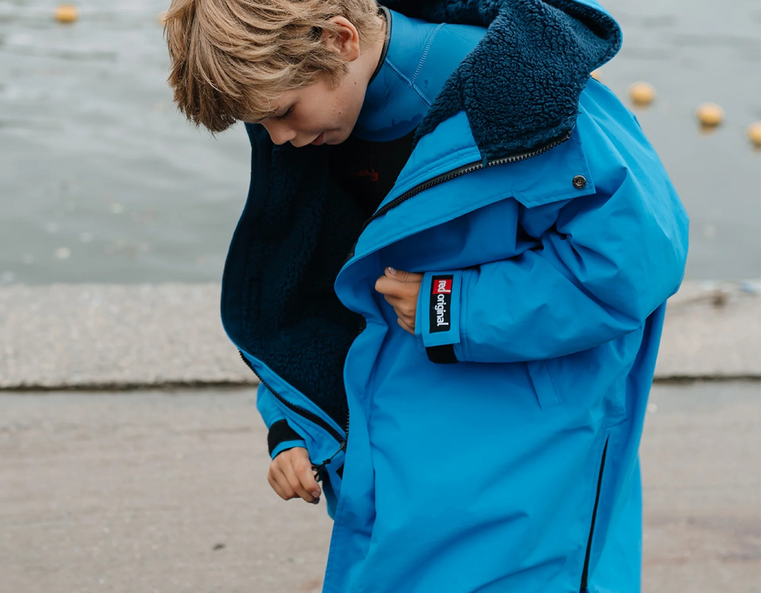 Kids Dry Pro Robe - Marine