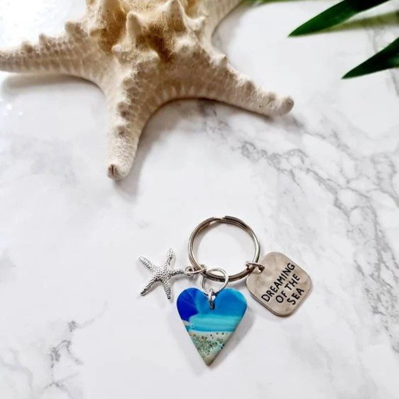 Beach Lover Keyring