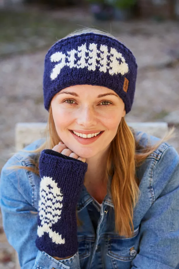 Padstow Headband in Navy