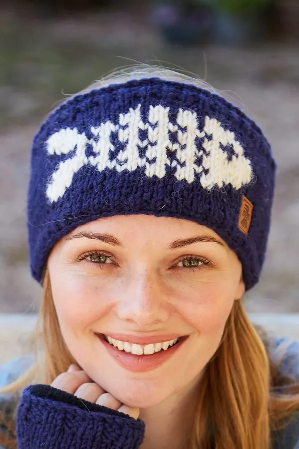 Padstow Headband in Navy