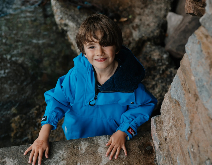 Kids Dry Poncho - Marine