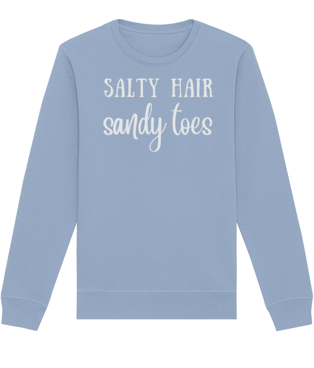 Salty Hair Sandy Toes Organic Cotton Sweatshirt | Arvor Life