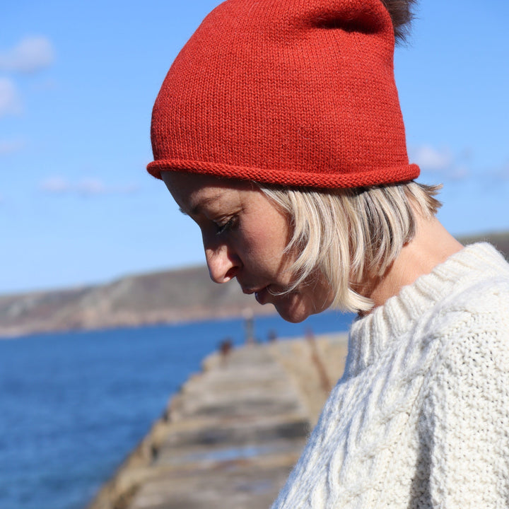 Brea Beanie in Alpaca Knit