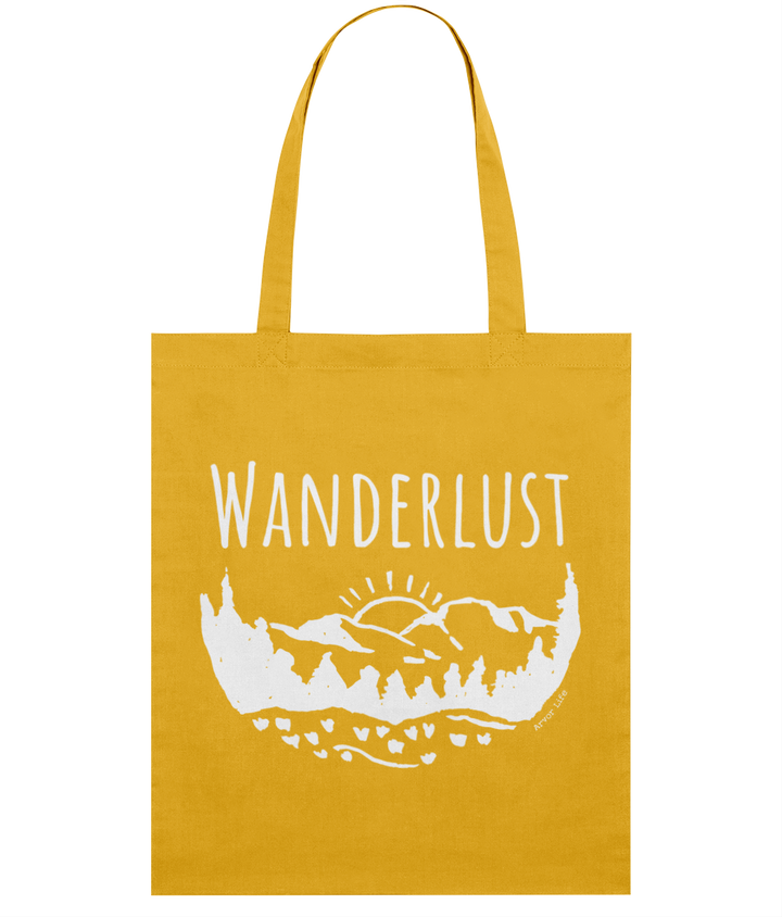 Wanderlust Organic Cotton Tote Bag