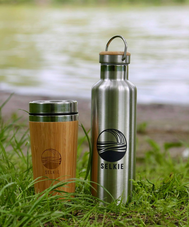 WATER CANTEEN WITH SELKIE WAVE LOGO