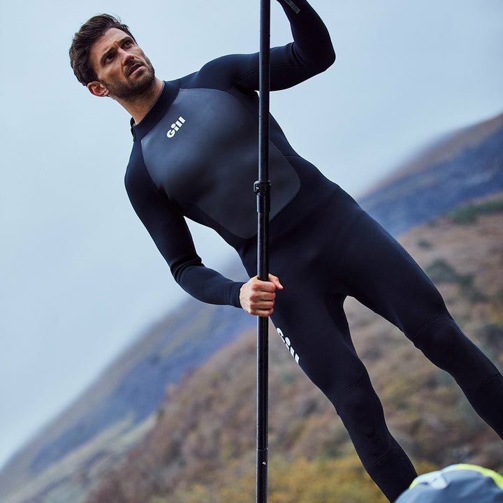 Gill Mens Pursuit 4/3mm Neoprene Full Body Long Sleeve Cold Water Wetsuit