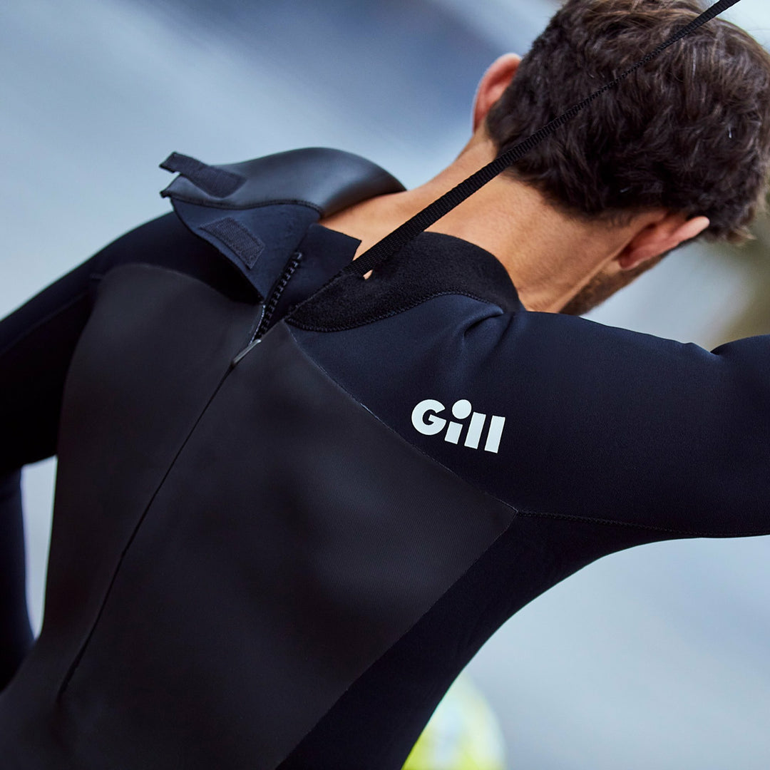 Gill Mens Pursuit 4/3mm Neoprene Full Body Long Sleeve Cold Water Wetsuit