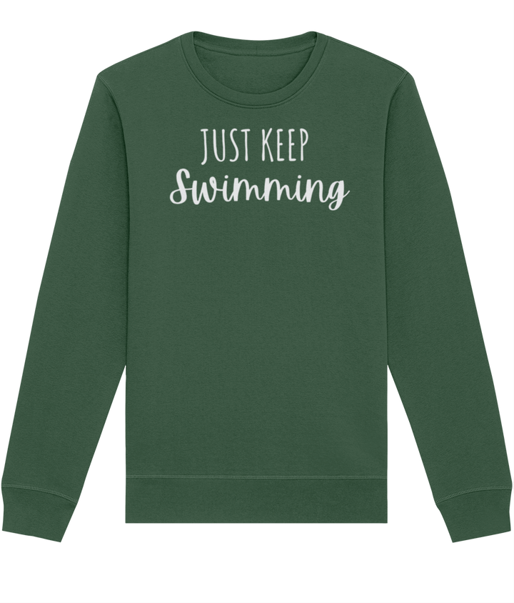 Just Keep Swimming Organic Cotton Sweatshirt