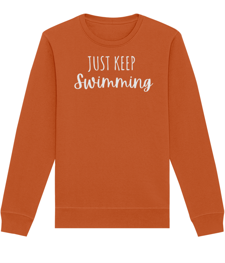 Just Keep Swimming Organic Cotton Sweatshirt