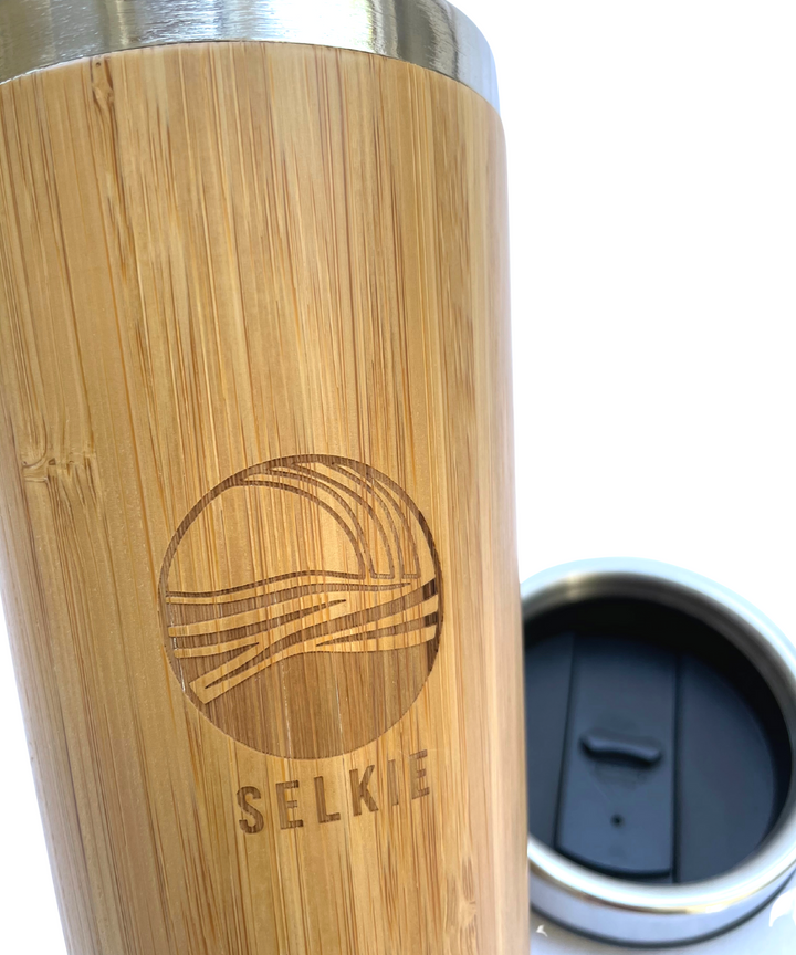 SELKIE BAMBOO WAVE TRAVEL MUG