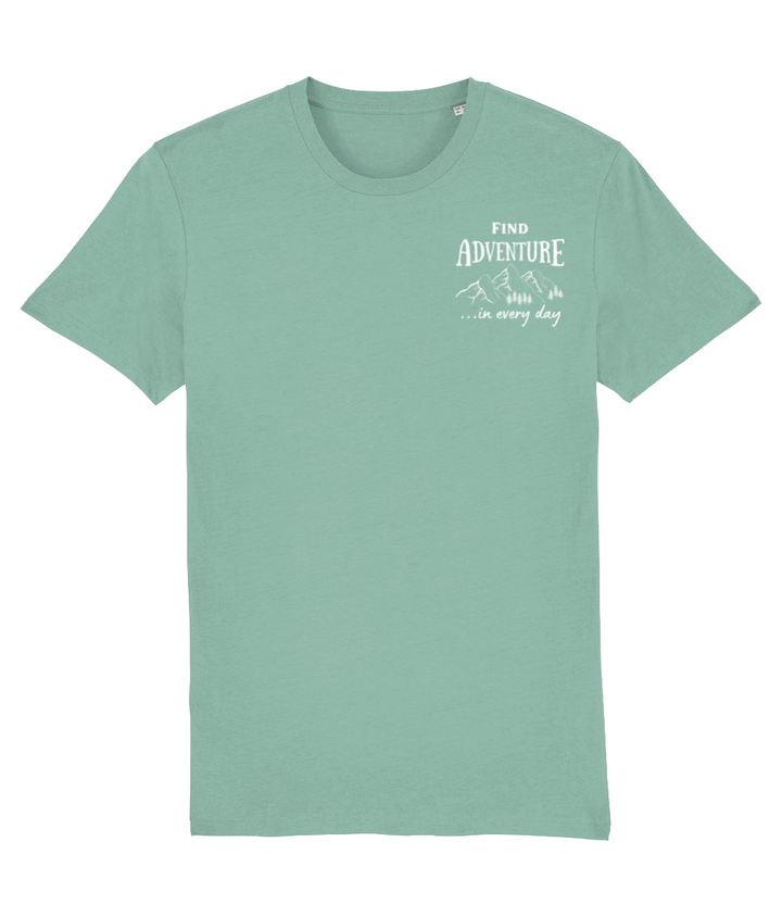 Find Adventure In Every Day Unisex Organic Cotton T-shirt