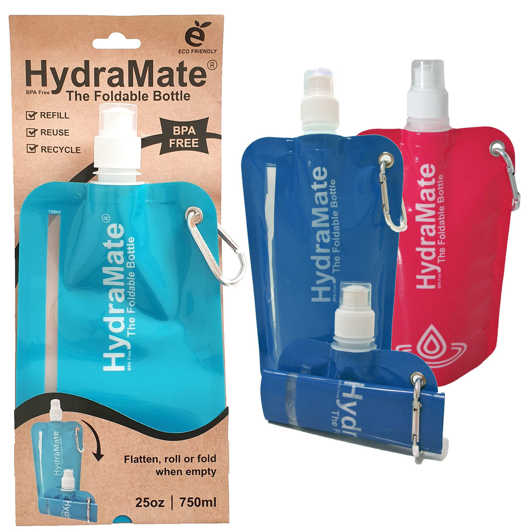 HydraMate Foldable Bottle - Collapsible 750ml