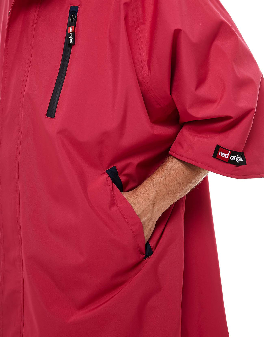 Men's Short Sleeve Pro Change Robe EVO - Fuchsia