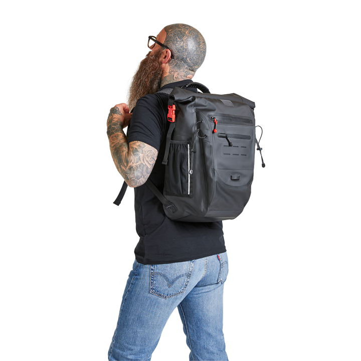 Adventure Waterproof Backpack 30L - Obsidian Black