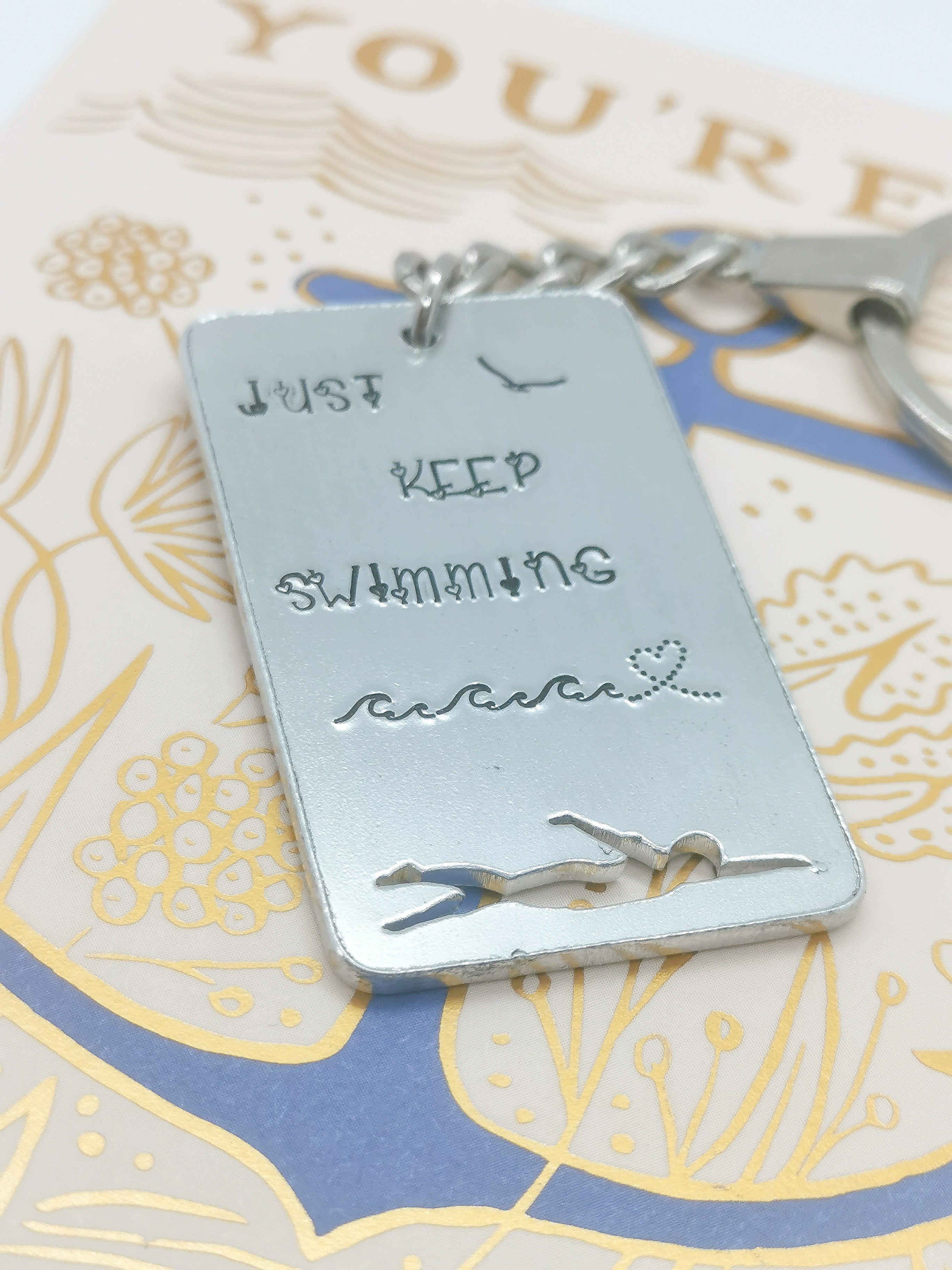 'JUST KEEP SWIMMING' Keyring