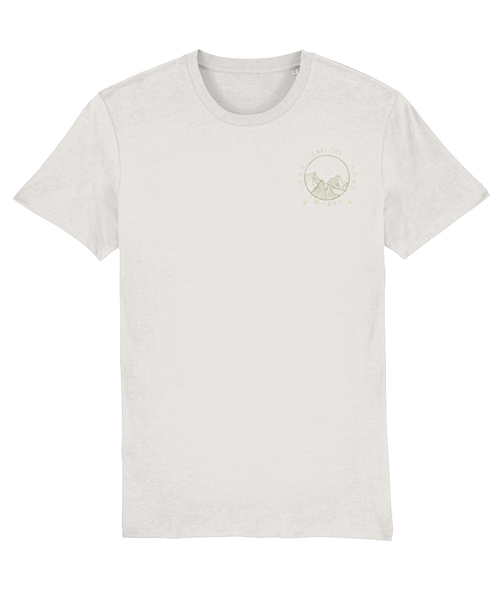 Explore More Worry Less Unisex Organic Cotton T-shirt