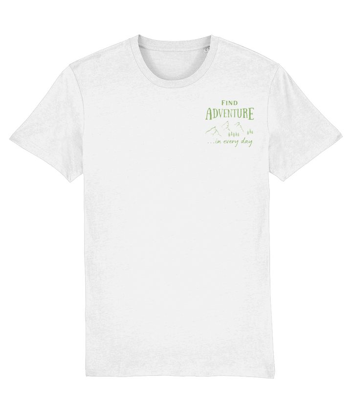 Find Adventure In Every Day Unisex Organic Cotton T-shirt