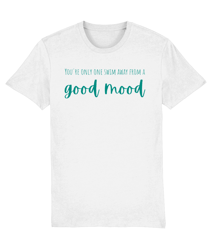 You're Only One Swim Away from a Good Mood Unisex Organic Cotton T-shirt