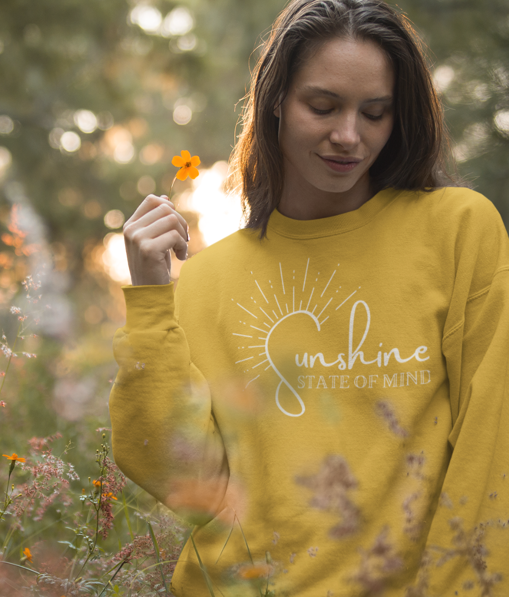 Sunshine State Of Mind Unisex Organic Cotton Sweatshirt | Arvor Life