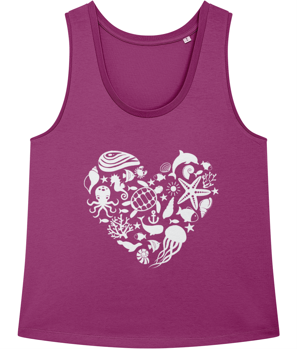 Sea at Heart Organic Vest Top