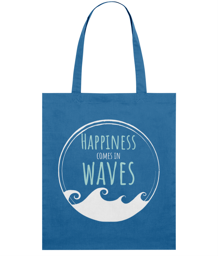 Happiness Comes in Waves Organic Cotton Tote