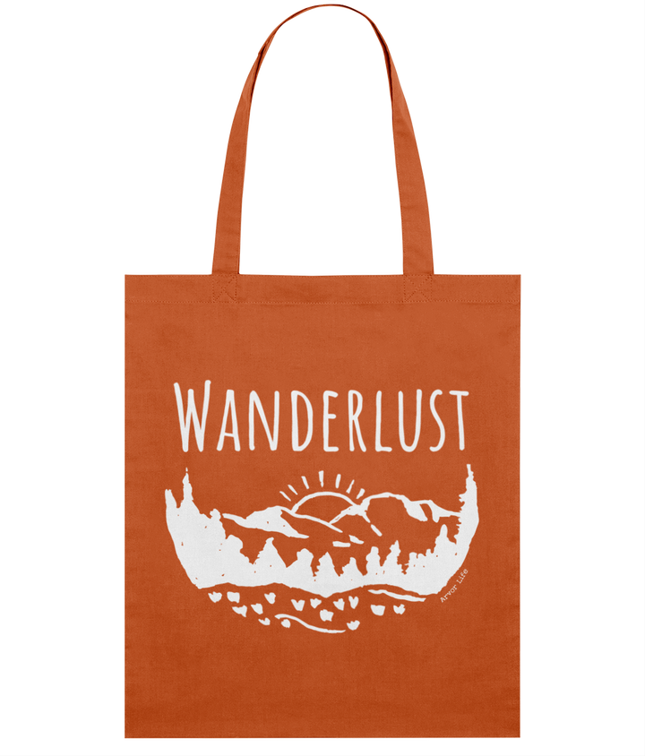 Wanderlust Organic Cotton Tote Bag