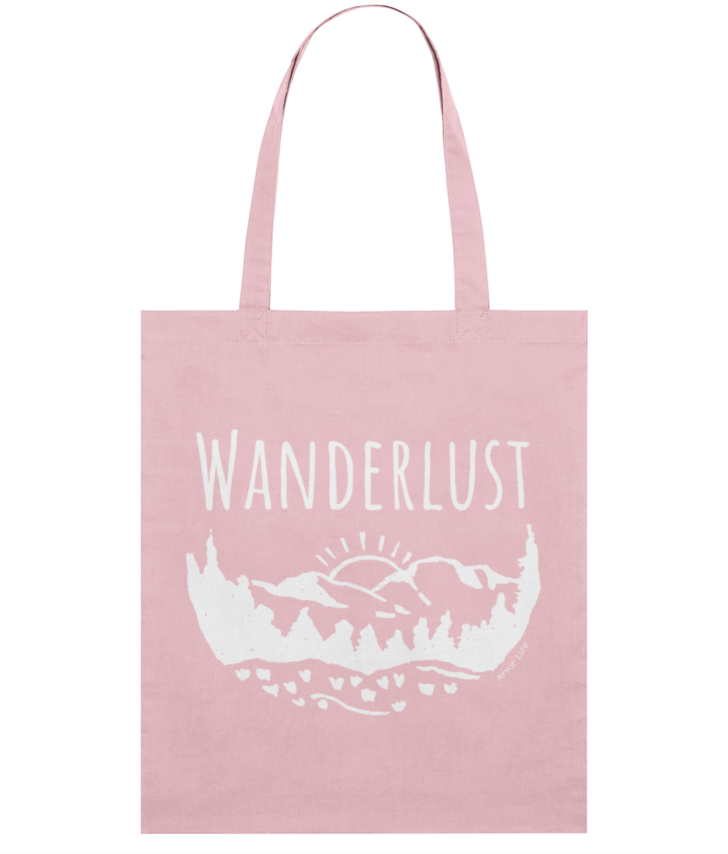 Wanderlust Organic Cotton Tote Bag