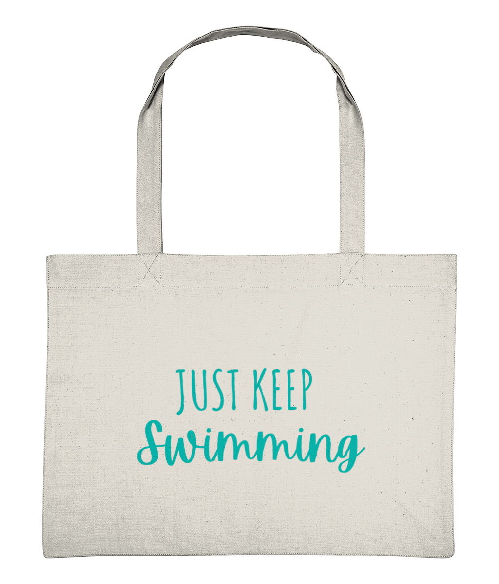 Just Keep Swimming Recycled Cotton Shopping Bag