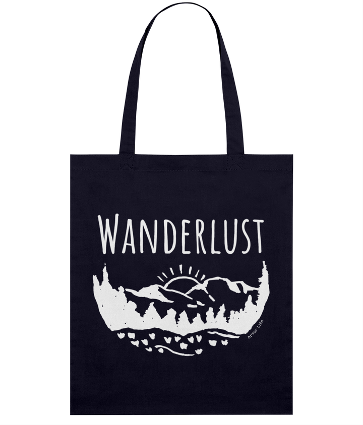 Wanderlust Organic Cotton Tote Bag