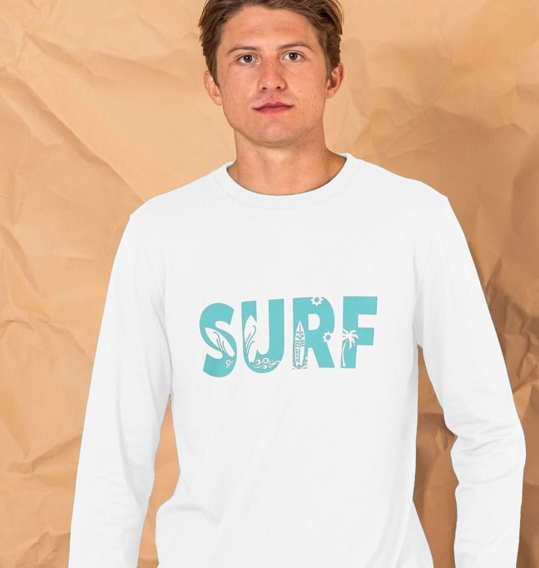 ‘SURF’ Men’s Long Sleeve Top