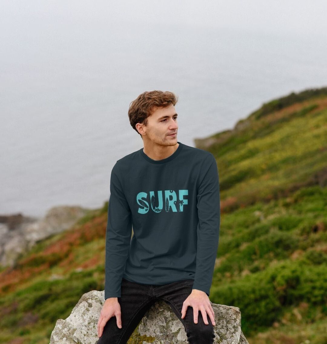 ‘SURF’ Men’s Long Sleeve Top