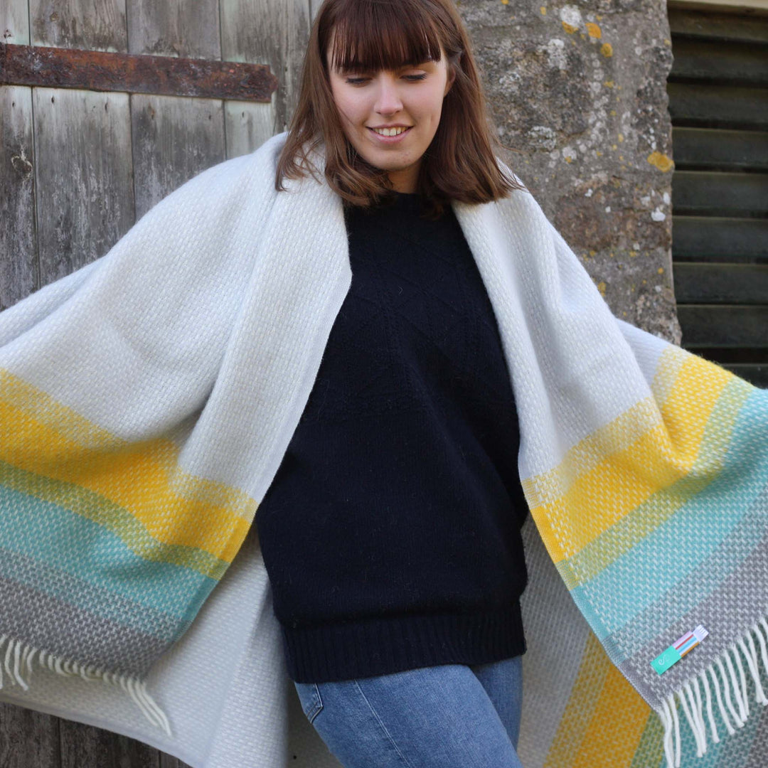 Lamorna Pure Wool Blanket