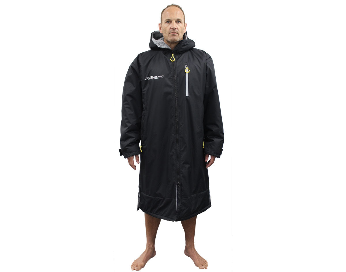 OverBoard Black Pro-Sport Long Sleeve Changing Robe | OB1224BLK